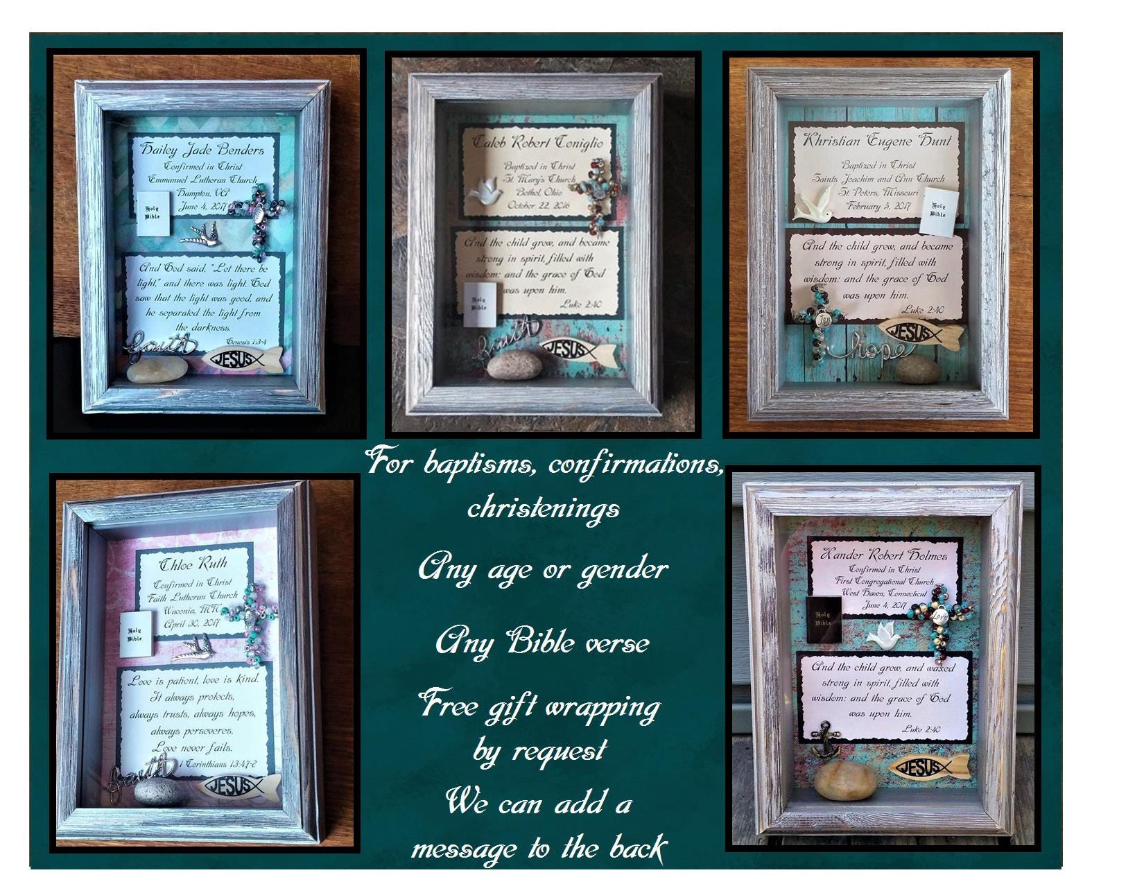 Gift for Goddaughter on Baptism Confirmation Christening,Matthew 5:14 You are the light of the world