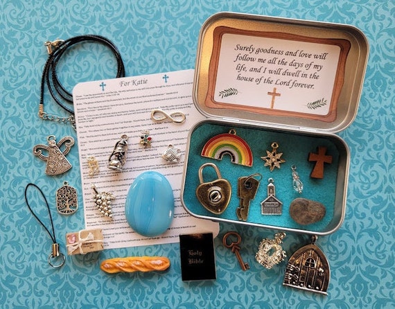 Tin Prayer Box - Rainbow Tin Prayer Box - Rainbow