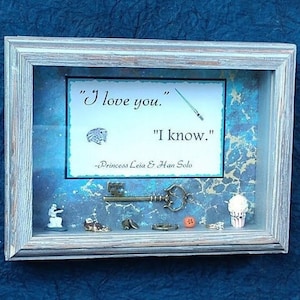 Star Wars Romantic Gift Idea-Han and Leia Anniversary-I Love You I know-Star Wars Valentines Anniversary Gift for Husband-Our Love Story