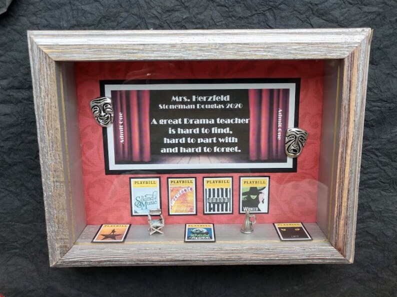 Drama Teacher Thank You Giftgift for Theater Teacherdrama Etsy