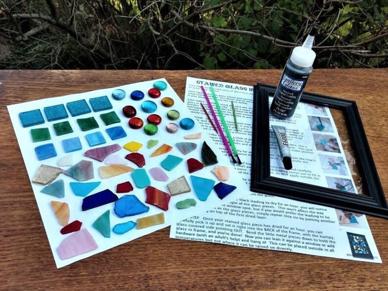 2 Pack Stained Glass Craft Kit for Beginnerscraft Kit for Etsy