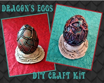 Adult Craft Kit/Easy Craft Kit/Family Craft Kit/Dragon Craft/GOT Craft/Dragon's Egg DIY/Dragon Egg Craft Kit/Tween Craft/GOT Craft Idea