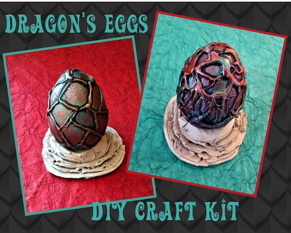 Adult Craft Kit/Easy Craft Kit/Family Craft Kit/Dragon Craft/GOT Craft/Dragon&#39;s Egg DIY/Dragon Egg Craft Kit/Tween Craft/GOT Craft Idea