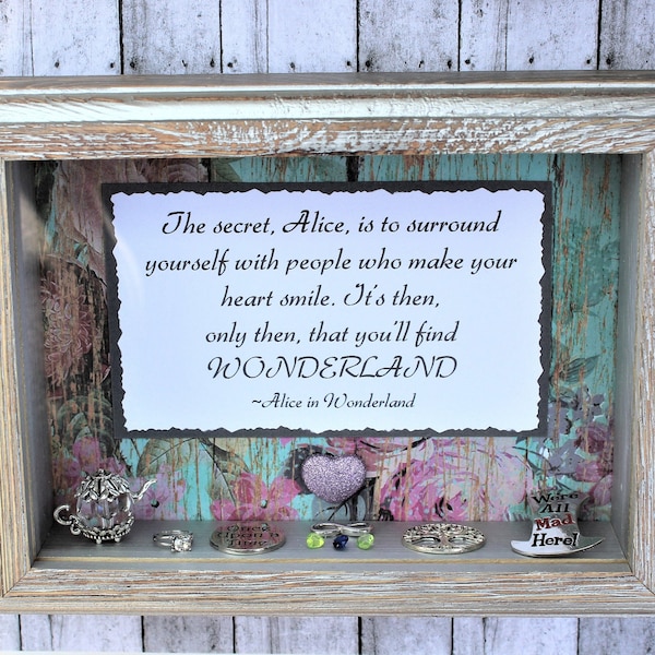 Alice in Wonderland Friendship Gift-Disney Best Friend Gift-Best Friend Gift-Alice in Wonderland Anniversary Gift-Alice in Wonderland Decor