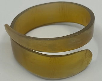 Historical Sourced Natural Buffalo Horn Jewelry Horn Spiral Snake Bangle Bracelet Purely Handcrafted Vintage Style Fashion Jewelry Gift sale