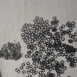 Titanium Jump Rings/ Flat riveted loose rings /medieval chainmaile repair kit /repair kit for all chainmail projects/Buhurt , Sca repair kit