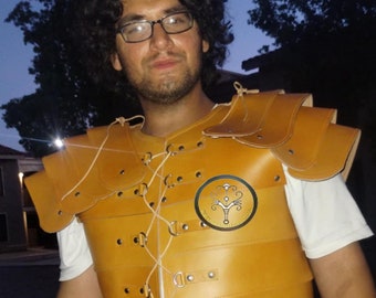 Handmade Leather Lorica Segmentata: Roman Armor Costume