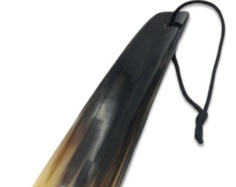 Handmade Natural Horn Shoe Horn, Home & Travel Use