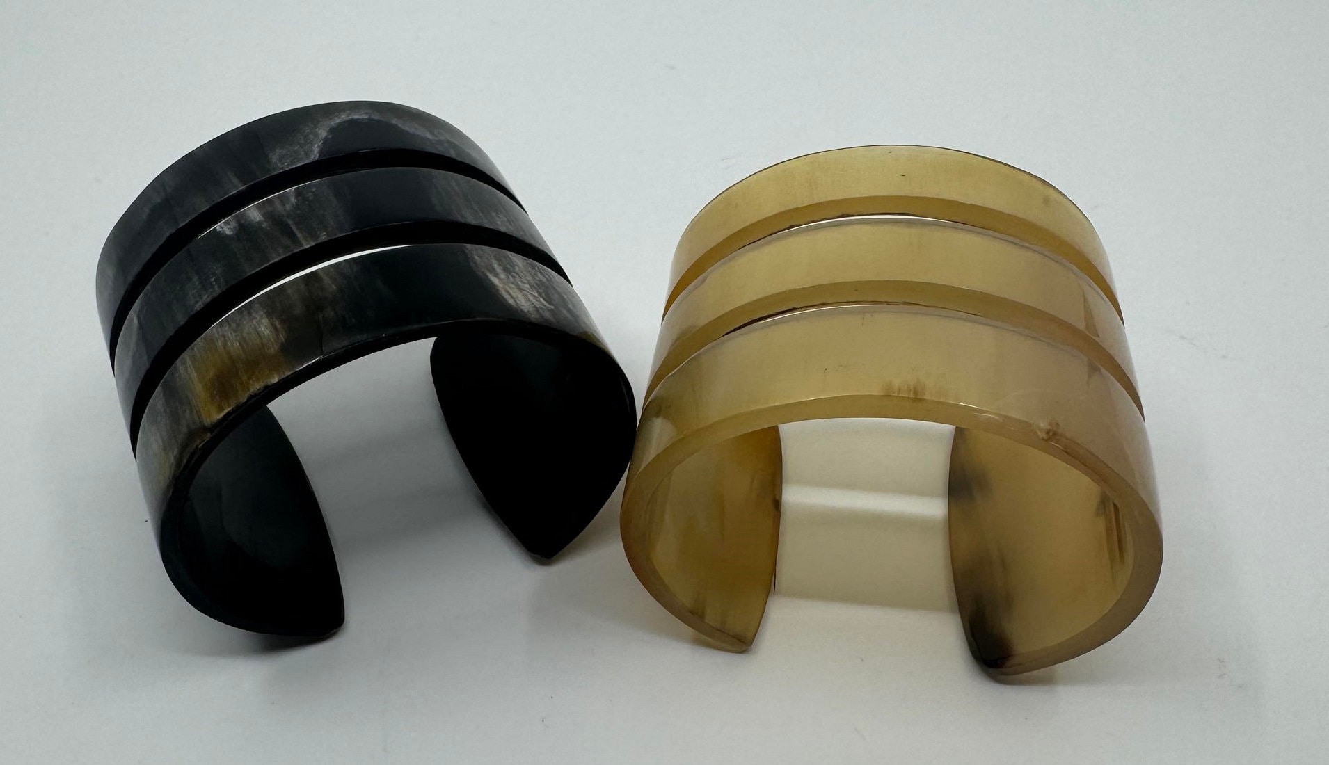 Historical Sourced Natural Buffalo Horn Jewelry Horn Spiral Snake Bangle Bracelet Purely Handcrafted Vintage Style Fashion Jewelry Gift sale
