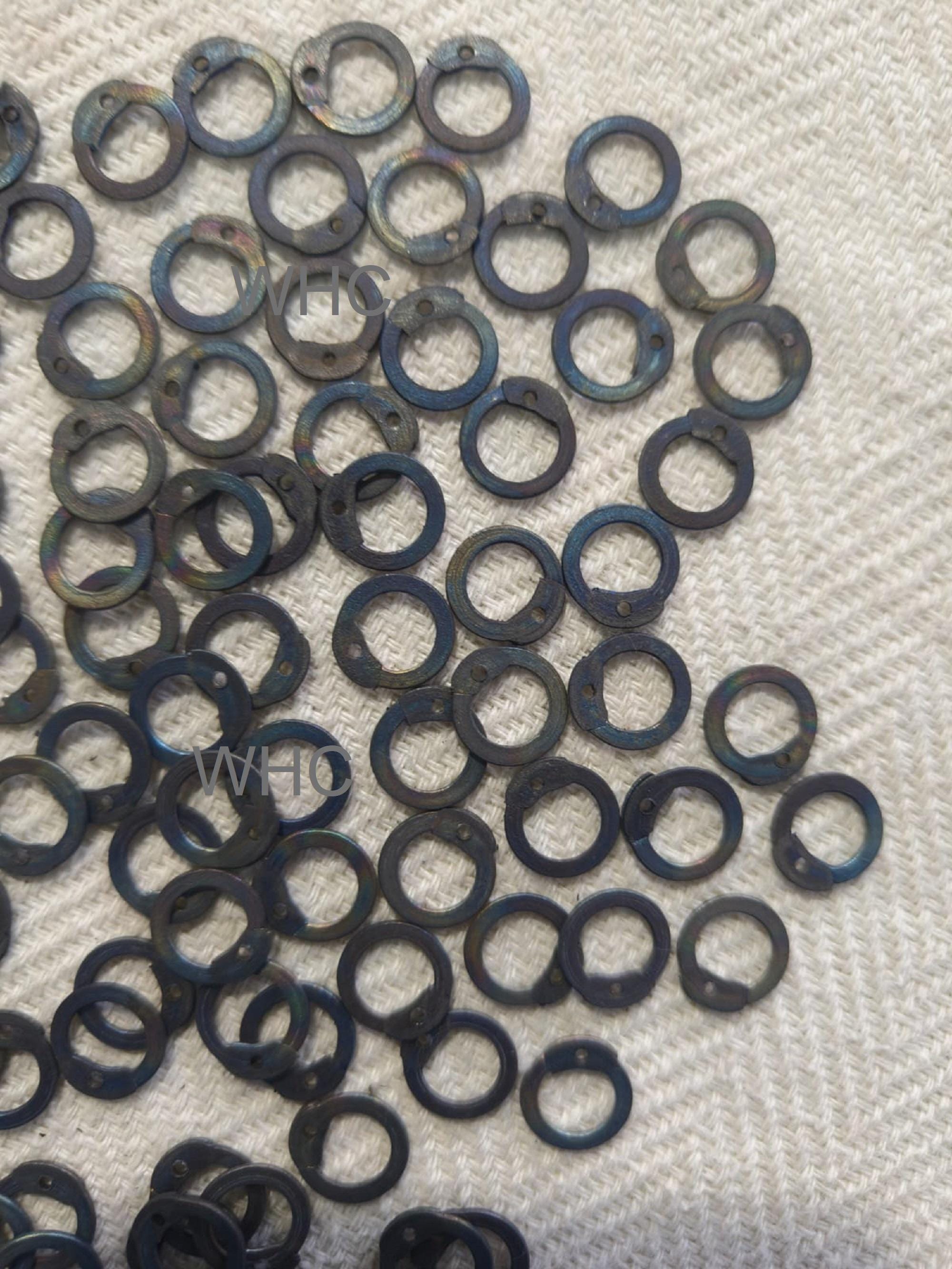 Chain Ring Riveted Titanium Flat Riveted Chainmail Rings With Rivets, Repair Kit: 18 Gauge ...