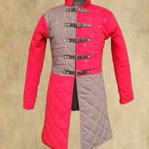 Medieval Gambeson ,Thick Padded Gambeson, WMC buhurt costume / handmade sca gambeson , good for viking events, larp and cosplay / chainmaile