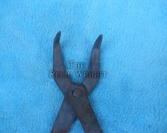 Tenazas de herrero de alta resistencia: herramienta para forjar hierro (33 cm de longitud)