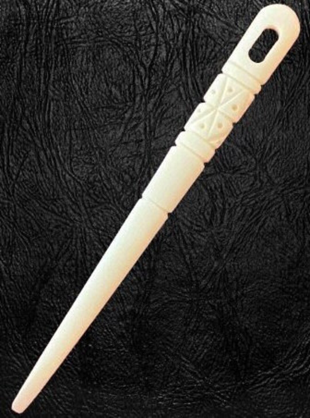 Carved Bone Nalbinding Needle / Bodkin Needle, Nalbinding Needle