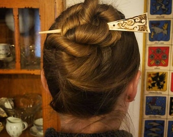 Bone Hairpin, Viking Hairpin, Hair Stick