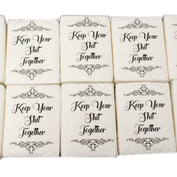 Keep Your Shit Together Tissue Packets set of 10 packets