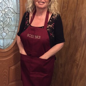 Personalized apron- your choice of words.