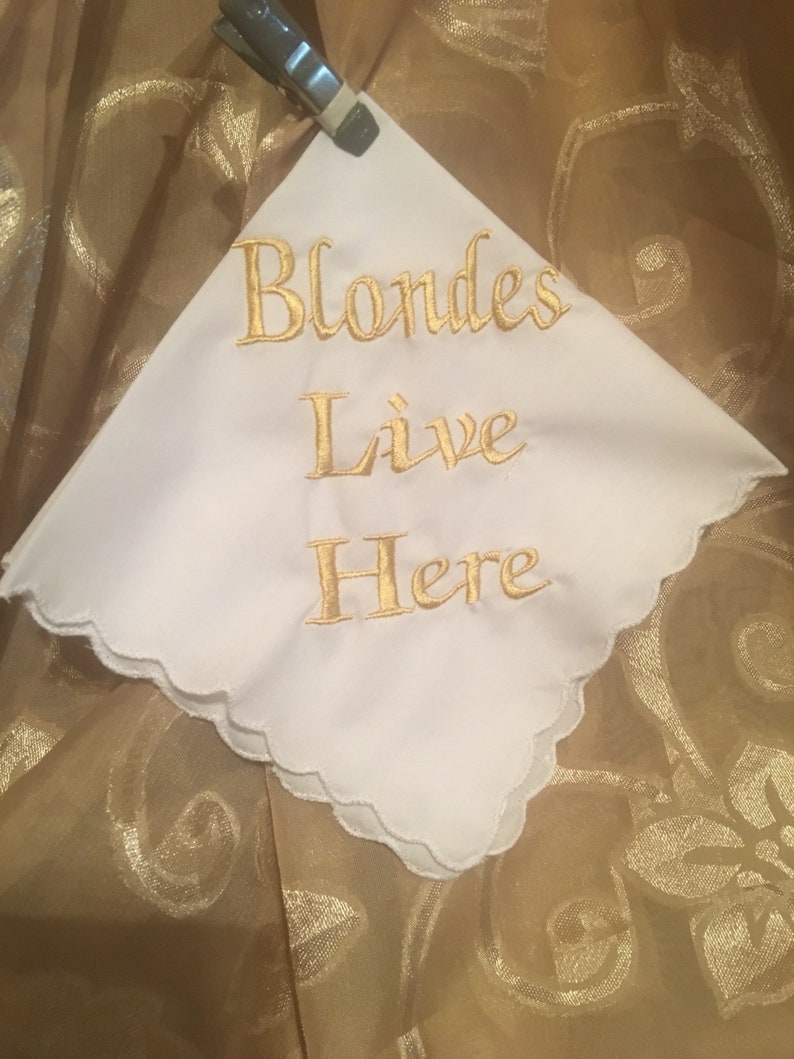 Blondes live here