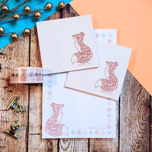Autumn Fox Stationery Set: Forestcore and Cottagecore