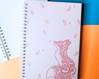 Autumn Fox-notitieboek: gelinieerd dagboek