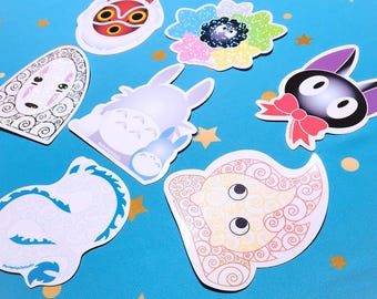 Totoro Sticker Studio Ghibli Anime Vinyl Decal My Neighbor Totoro Forest Spirit