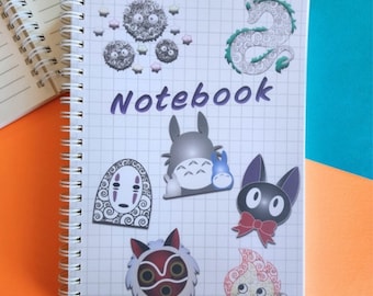Caderno de Anime do Studio Ghibli: Totoro, A Viagem de Chihiro, O Castelo Animado