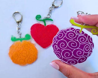 Devil Fruit Keychain: One Piece Anime NoMi