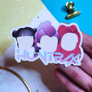 KPop Demon Hunters | Huntrix Stickers | Rumi, Mira, Zoey | Kpop Sticker