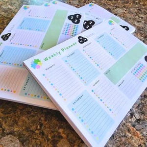 Soot Sprite 2026 Weekly Calendar Pad: Studio Ghibli Desk Planner