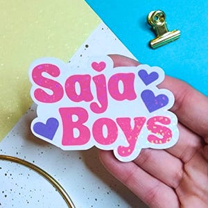 Saja Boys | KPop Demon Hunters | Huntrix | Kpop Sticker