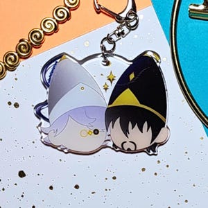 Witch Hat Atelier Keychain | Orufrey Keychain | Tongari Boshi no Atorie | Qifrey and Olruggio