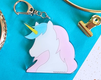 Llavero de unicornio / Llavero de fantasía / Criatura mágica