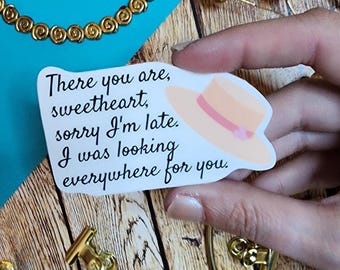 Naklejka winylowa „Ruchomy zamek Hauru”: cytat ze studia Ghibli