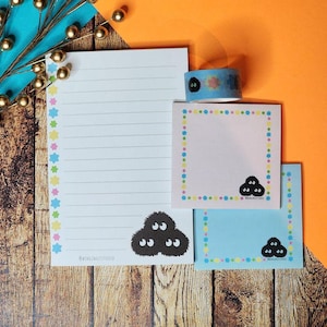 Soot Sprite Stationery Set | Studio Ghibli Stationery
