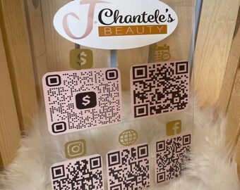 QR Code Scanner Plaque | QR Code Sign