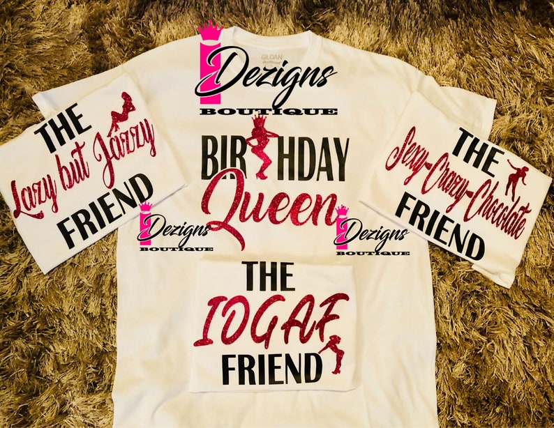 Birthday Girl Shirts Birthday Squad Shirt Friend Squad Etsy