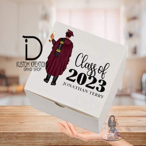 Guys Graduation Gift Box, Custom Boxes, Custom Gift Box, Personalized Gift Box | Grads 2024