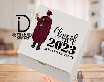 Guys Graduation Gift Box, Custom Boxes, Custom Gift Box, Personalized Gift Box | Grads 2024