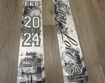 Graduation Stole, Custom Stoles, 2025 Graduates, Graduation Stole, Custom stole, class of 2025, Sash