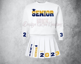 Graduation Skirt Set, Grad Outfit, 2024 Grad | Custom Apparel