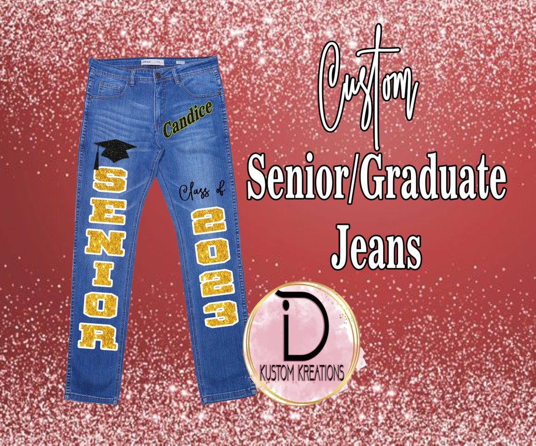 Senior Jeans Custom Jeans Senior Set - Etsy