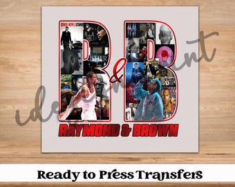 Raymond & Brown Tour DTF Transfer - DTF Transfers, Direct To Film Transfer, Ready To Press Transfer