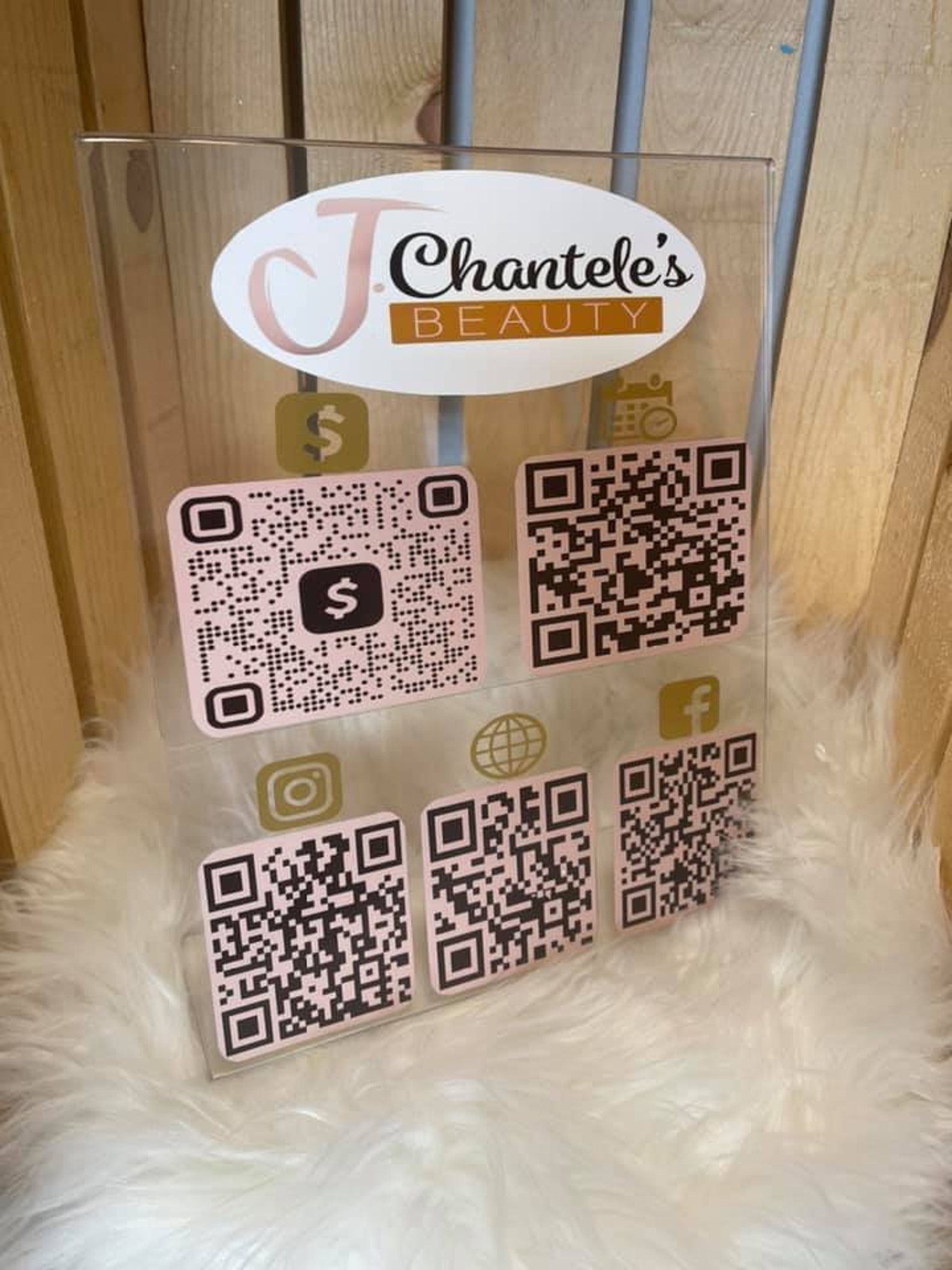 QR Code Scanner Plaque QR Code Sign - Etsy