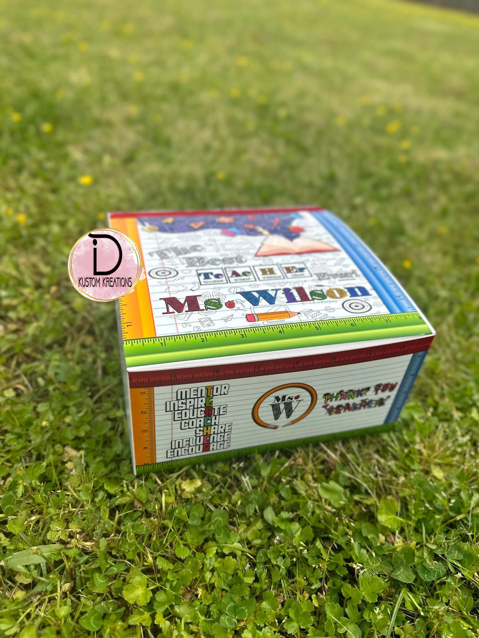 Teacher Appreciation Gift Box, Custom Boxes, Custom Gift Box, Personalized Gift Box