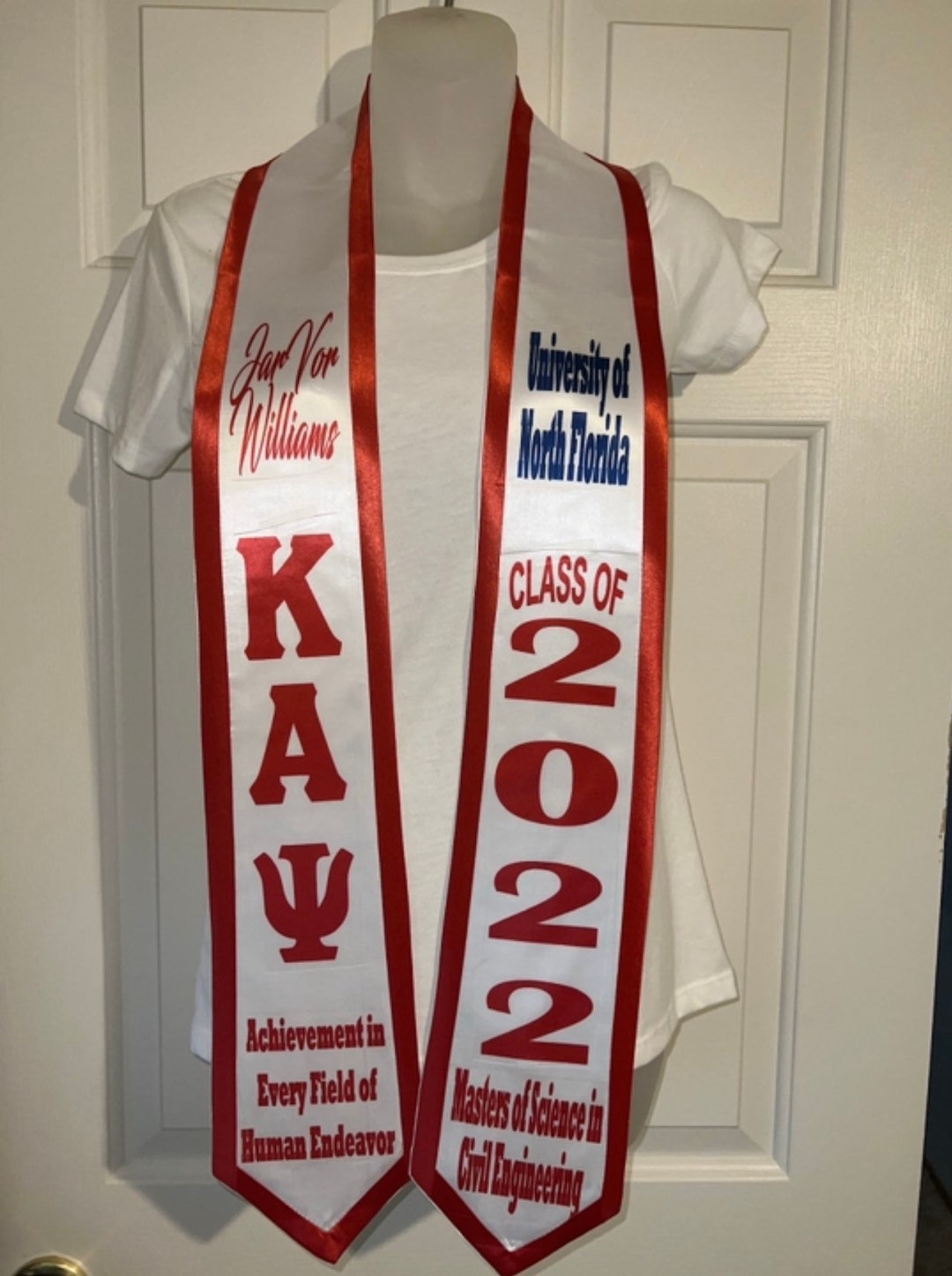 Trimmed Graduation Stole Graduation Stole Custom Graduation Stole