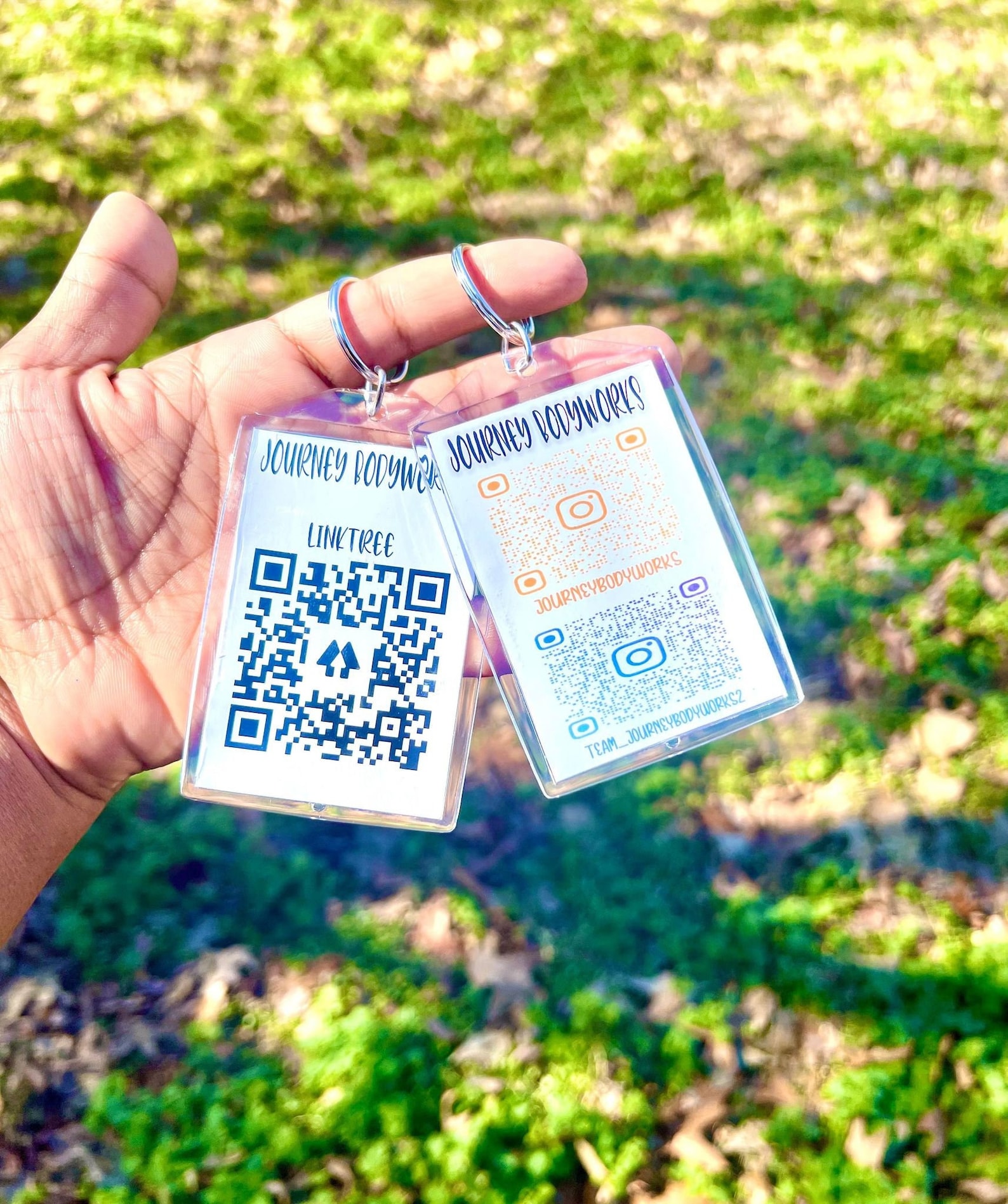 QR Scan Code Keychain Initial Keychains Custom Keychains Etsy