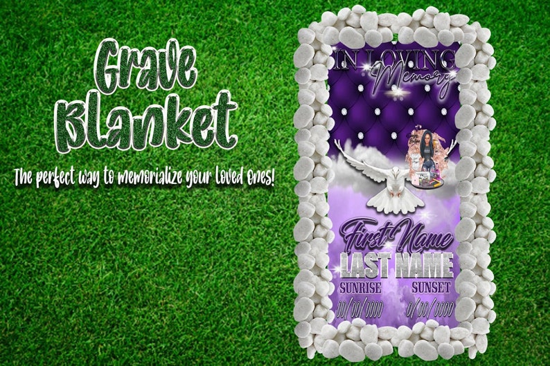 memorial-grave-blanket-purple-template-design-and-mockup-etsy
