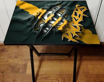 Custom TV Tray - Football Themed Foldable Tray Table, Dinner Tray Table