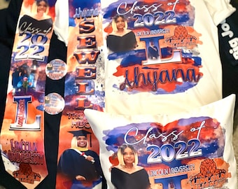 Graduation Stole, 3D Stole, Graduation Keepsake, Graduation Gift, Picture Stole, Senior Stoles, Class of 23