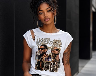 Pinned R&B Tour Inspired Unisex Tee, Chris Brown Shirt, Usher Tee, Breezy Tee, Graphic Tee