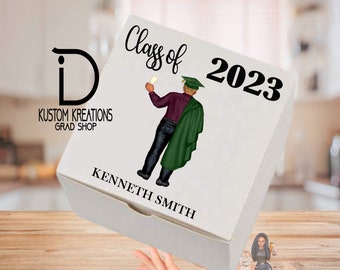 Guys Graduation Gift - Class of 2024, Custom Boxes, Custom Gift Box, Personalized Gift Box | Grads 2023